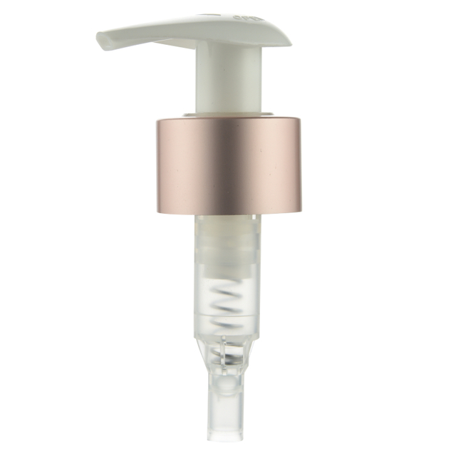 Bomba de loción de aluminio a prueba de fugas 24/410 para crema facial