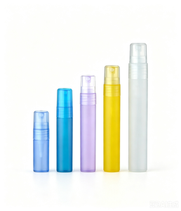Rociador de bomba de perfume de bolsillo personalizado 0,12-0,15 ml/T con tapa JH-610C