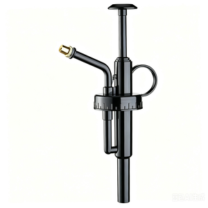 Rociador de cabezal de ducha de plástico de alta calidad, PP negro